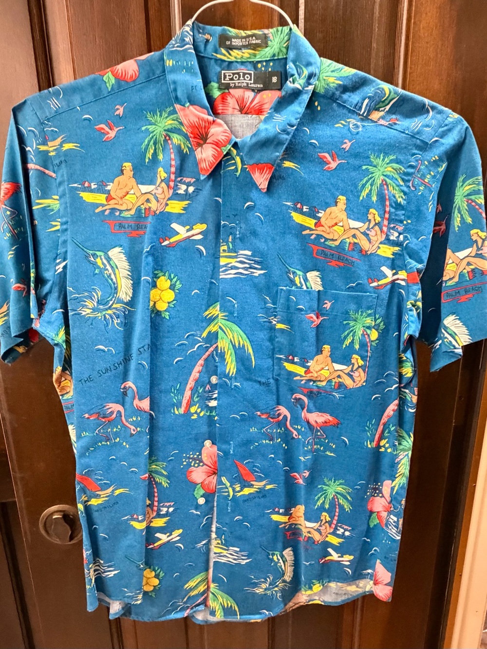 VTG 90s Polo Ralph Lauren Hawaiian Shirt